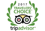 TripAdvisor Travelers' Choice Award Winner 2017