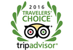 TripAdvisor Travelers' Choice Award Winner 2016