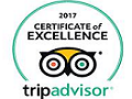 TripAdvisor's Certificate of Excellence 2017